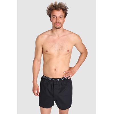 Boxershorts LOUSY LIVIN "Plain", Herren, Gr. S, schwarz, 100% Baumwolle, unifarben, Unterhosen, in bequemer Passform