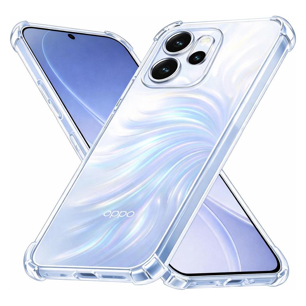 Techsuit - Shockproof Clear Silicone - Oppo Reno15 Pro - Clear (Oppo Reno 15) (65895373)