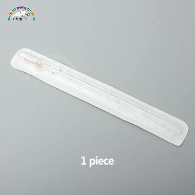 Uplift Picks Sterile Disposable Cat Urinary Catheter For Veterinary Feline Bladder Care And Urethral Support 1 Pc 1.3 130mm Side Open