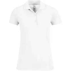 B&C Damen Piqué Polo Safran Timeless PW457 white XXL