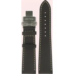 Certina - Leder Ds Royal Standard Lederband Altbraun 22/18mm C600014499 - braun,genarbt,kalb