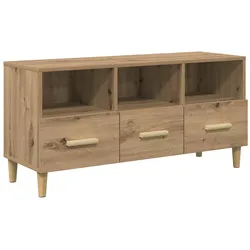 vidaXL TV-Schränk Kunsthandwerk Eiche 102 x 36 x 50 cm Holzwerkstoff