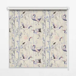 INNENROLLO - Fensterrollo - Rollo - 100x180 cm - Reiher
