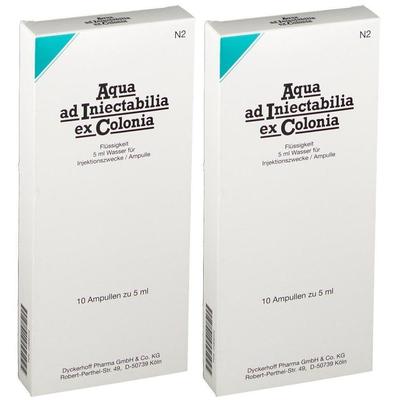 Aqua AD iniectabilia ex Colonia Ampullen 2x 2x10x5 ml