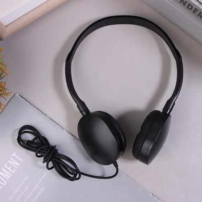 Shopalltechgadgets Kids Wired Headphones With Plug For School, Music And Learning black