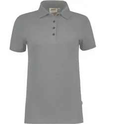 Damen Polo-Shirt Bio-BW "301" - S - grau-meliert