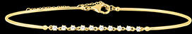 Edenly Armreif Gracile - Gelbgold 18 Karat mit Diamanten