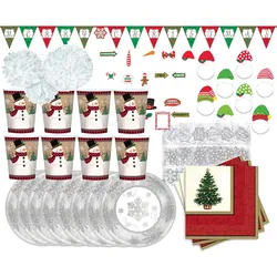 Weihnachtsfeier-Set (66-teilig)