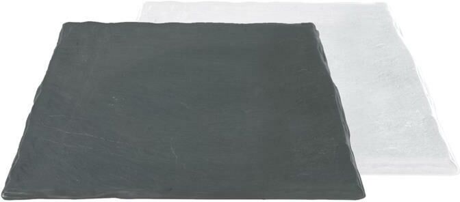Mps Tagliere Quadro 30 x 30 cm Ardesia Antracite