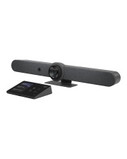 Logitech Rally Bar + Tap Cat5E Graphite Bundle for Microsoft Teams Rooms Kit für Videokonferenzen Videoleiste Touch-Controller Zertifiziert (TAPRBGMSTAPP)