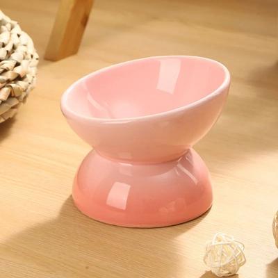 Inspire Essentials ComfortTilt Elevated Ceramic Cat Bowl For Food And Water 4