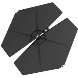 BEVER ISO-CLIP-maxi schwarz d=100 mm