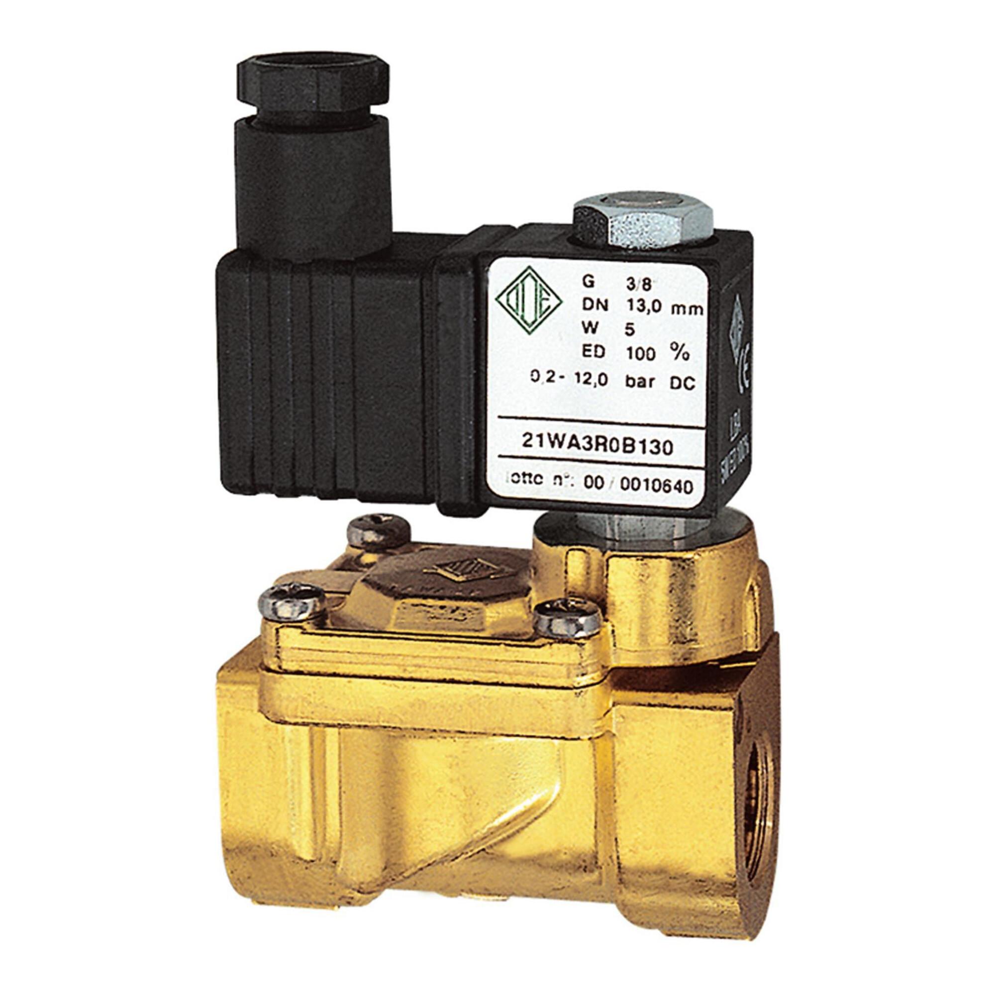 Riegler 2/2-MV,MS,NC,vorge.,230V,50Hz,10VA,NBR,G3/8,PN0,2-12bar (MV 1355)