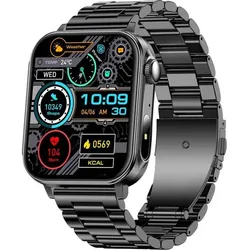 Colmi Smartwatch P80 (steel black) (44.30 mm, ohne SIM), Smartwatch