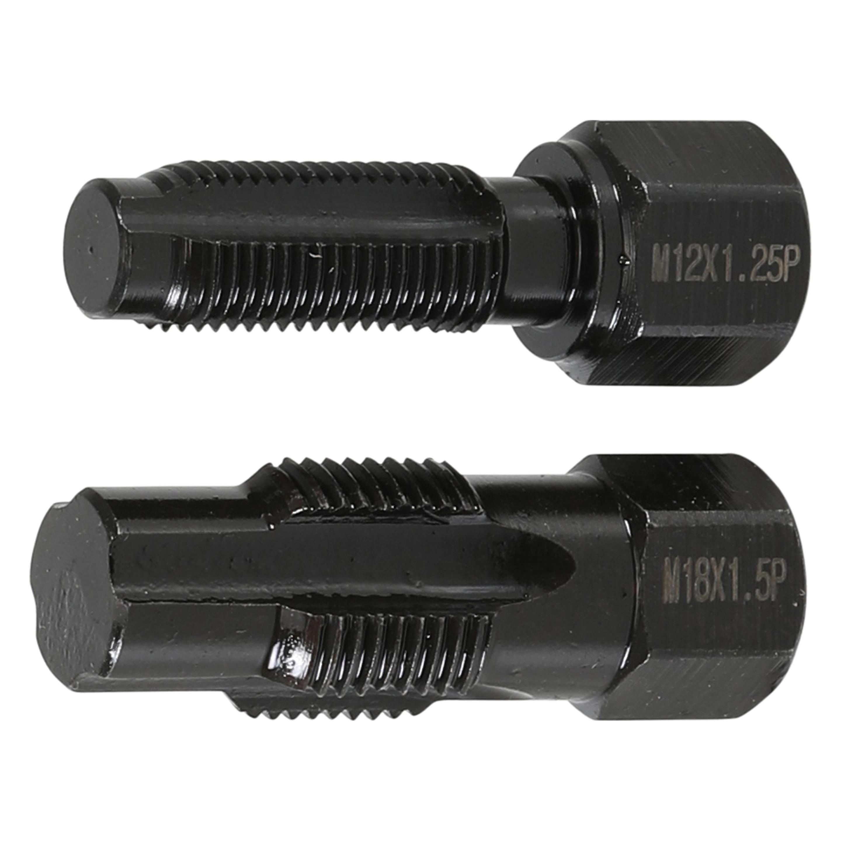 BGS Reparaturwerkzeug für Lambdasondengewinde M18 x 1,5 mm M12 x 1,25 mm 2-tlg. (65591)