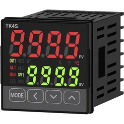 Tru Components TK4S-14RC PID Temperaturregler K, J, E, T, B, R, S, Thermostat, Schwarz