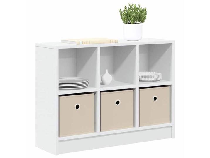 Buffet avec tiroirs - - blanc - 3 tiroirs - avec poignées - 73 5 x 22 5 x 53 5 cm 97shr98r