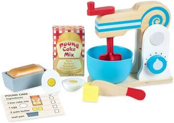 Melissa & Doug Wooden Make-a-Cake Mixer Set - Multi