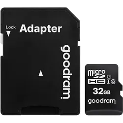 IMRO Micro-SD Karte 32 GB Class 4 + SD-Adapter – MaxFlash Speicherkarte (32 GB, microSDHC, UHS-I), Speicherkarte, Schwarz