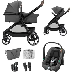 Maxi-Cosi Zelia S2 Trio-Set inkl. Babyschale Cabriofix, grau