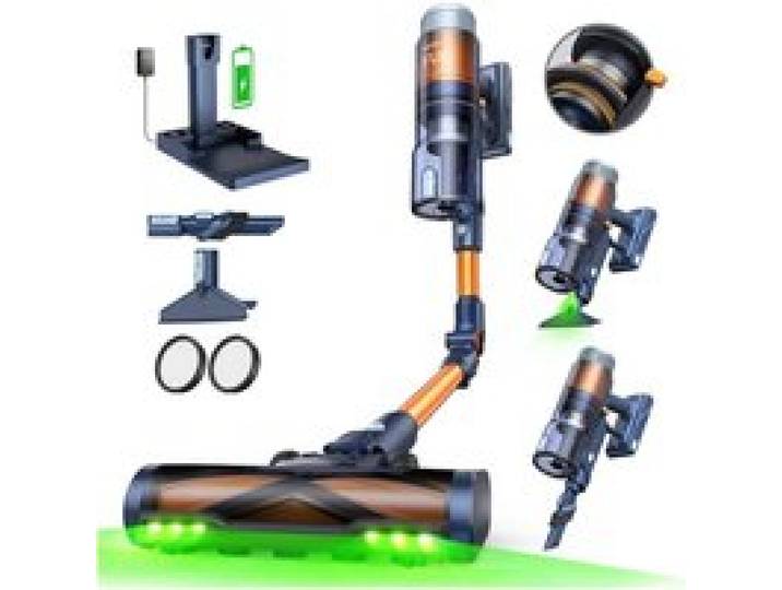 Fv5 Aspirateur Balai Sans Fil 70Kpa/80Min Aspirateur Puissant[Ji21]