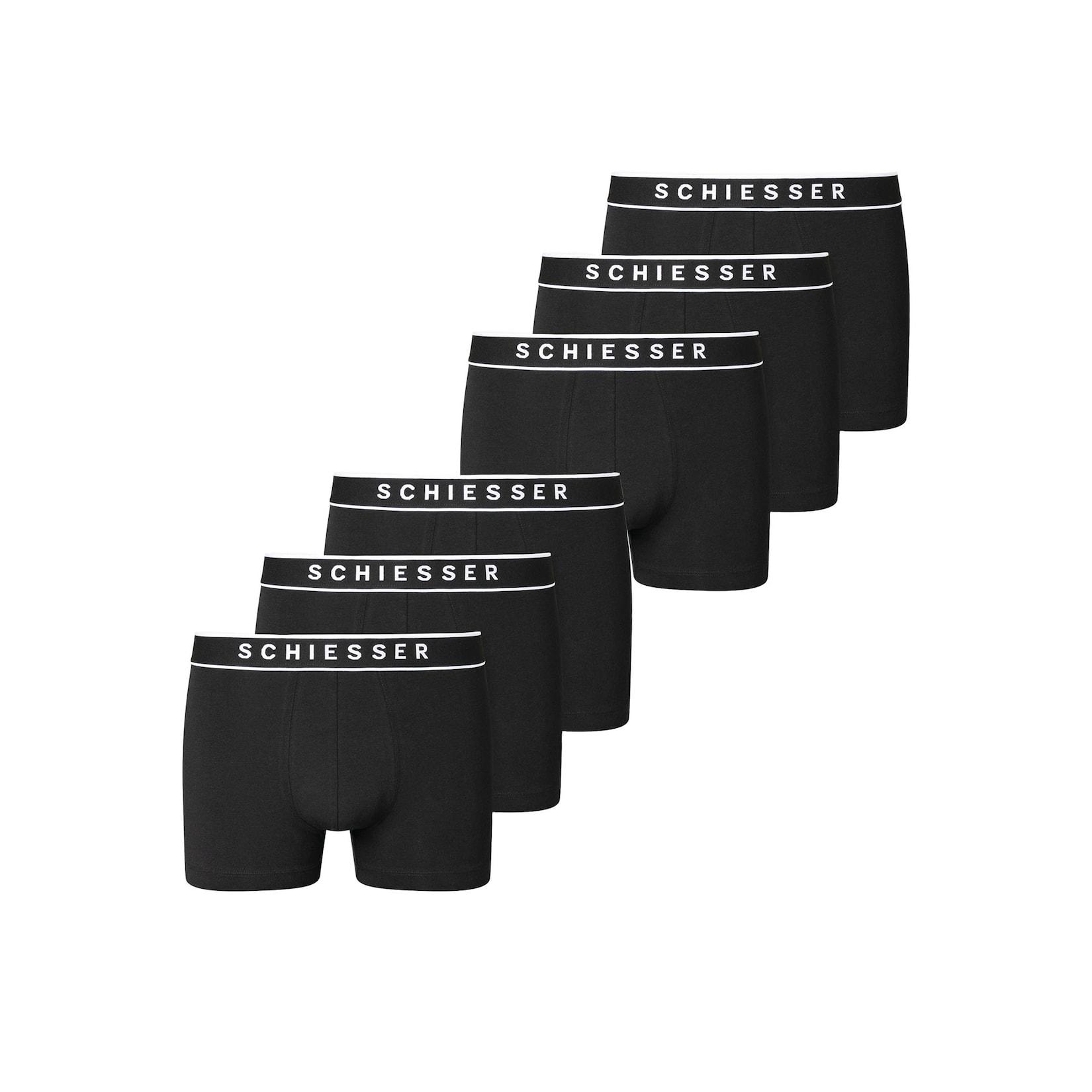 Schiesser Herren Retro Boxer 95/5 Cotton 6er Pack
