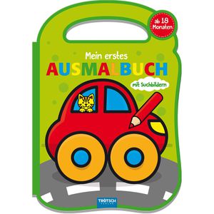 Trötsch Malbuch Mein erstes Ausmalbuch Spielzeug, für Kinder, 16 Seiten, ab 18 Monaten