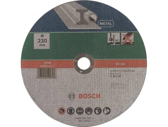 Bosch slijpschijf - Voor metaal - 230 x 3 mm - recht