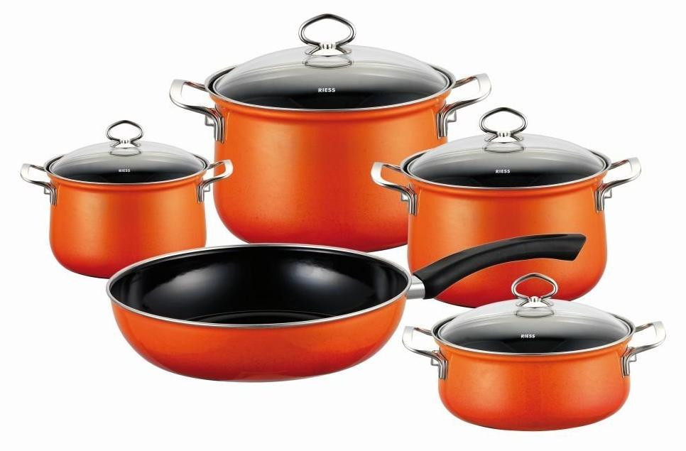 Dripio Serviesset Nouvelle-Corall, 5-delig, Oranje, 9,04 kg