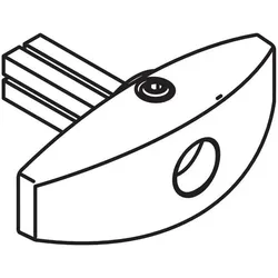 HAWA, Holzverbinder, Drehgriffe für Stangenschlösser (1 Stk.)