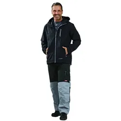 Wetter- und Kälteschutz-Softshelljacke Cube 3700 schwarz, Größe M - schwarz - M