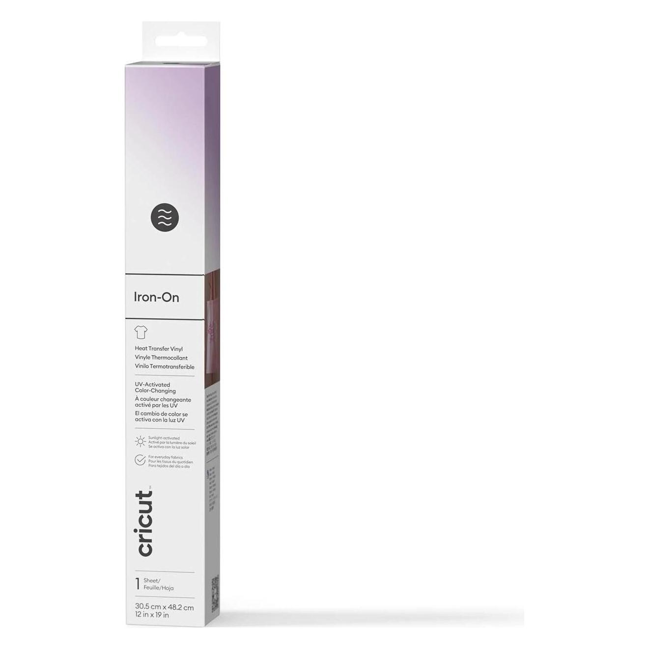 Cricut Iron-On UV color change 30x48cm Pastel Violet (P) (2011488)