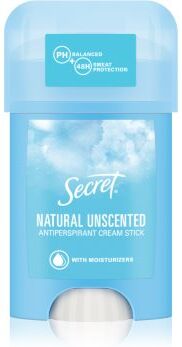 Secret Natural Unscented Antiperspirant Cream Stick antitranspirante cremoso para mulheres 40 ml. Natural Unscented Antiperspirant Cream Stick