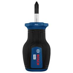 Bosch Professional PRO Stubby-Schraubendreher PH1 x 25 mm 1600A039TF Kreuzschlitz-Schraubendreher PH 1 Klingenlänge: 25 mm
