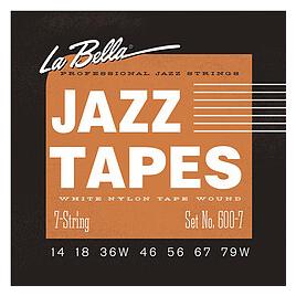 La Bella Jazz Tapes 600-7 Wh.Nylon 7-Str (Gitarre) (49475204)