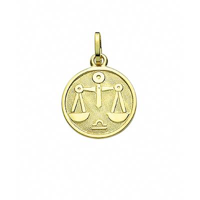 Sternzeichenanhänger ADELIA´S "Sternzeichen Anhänger Waage 333 Gold ( 8K )", gold, Schmuckanhänger, Damen, Waage, Gold, Goldanhänger Waage