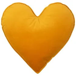 Kissen HEART (BHT 45x45x15 cm) - gelb - BHT 45x45x15 cm