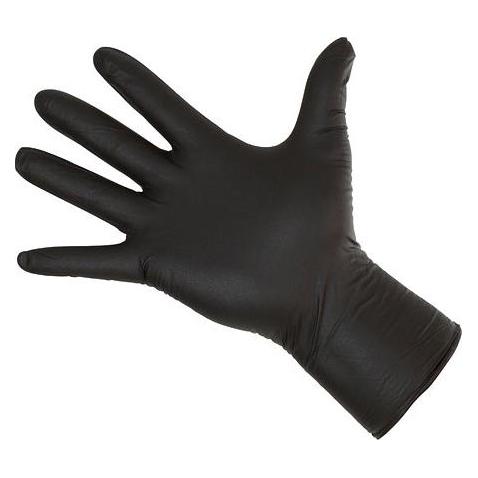 Kerbl Nitrilhandschuhe, 50 Stück, Grösse XXL, schwarz (12) (15324)
