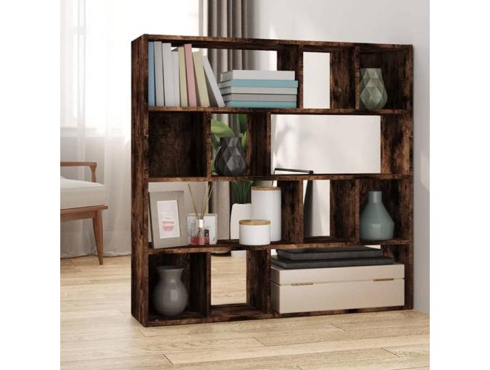 SALE 2026  Cloison de séparation Brun - Bibliothèque/Séparateur de pièce Chêne fumé 105x24x102cm PRO571401435