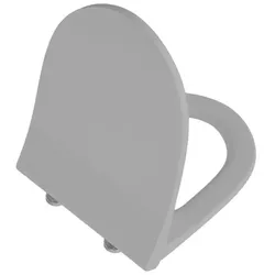 VitrA Sento Slim Wrap WC-Sitz 130-476R009 36,8x45,2cm, mit Absenkautomatik und Schnellverschluss, steingrau matt