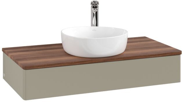 Villeroy und Boch Villeroy & Boch Antao Waschtischunterschrank 1000x190x500mm L09052HK mit Beleuchtung FK/AP: HK/2