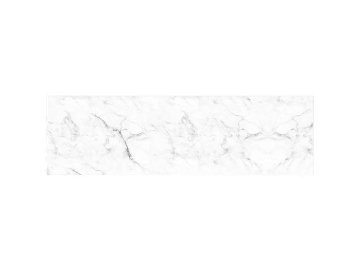 Fani Küchenrückwand Smart - Glas, Weiß, Metall, Kunststoff, Marmoroptik, 180x53.7x0.6 cm, mit Dekor, Spritzschutz, individuell zuschneidbar, Echtglas-Optik, eventuelle Anpassungen vor Ort nötig, Küchen, Küchenausstattung, Küchenrückwände
