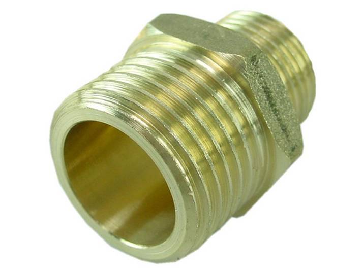 Riko Gasdraad Verloopnippel 1/4 x 1/8 Buitendraads