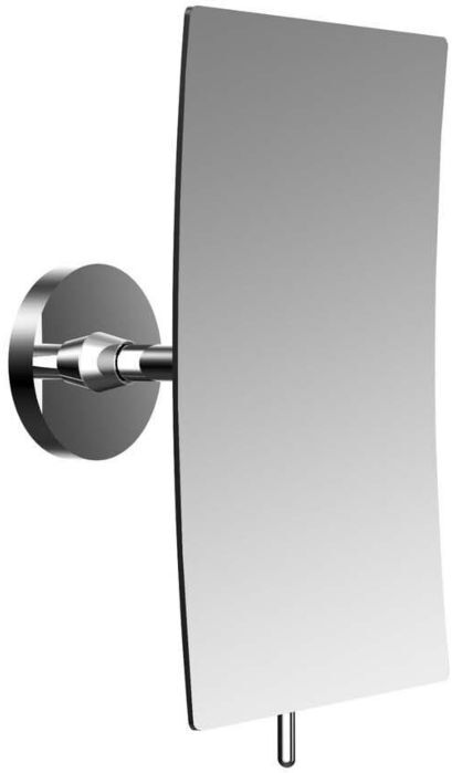 Emco Round Klebe-Wandspiegel 109400137 132x208mm, eckig, 3-fach, chrom