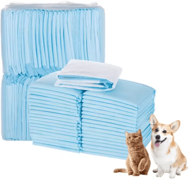 Uplift Curations Absorbent Dog Pee Pads & Disposable Puppy Training Pads Quick Dry Surface Mats (20 40 50 100 PCS) 50 Pcs 18 24 In