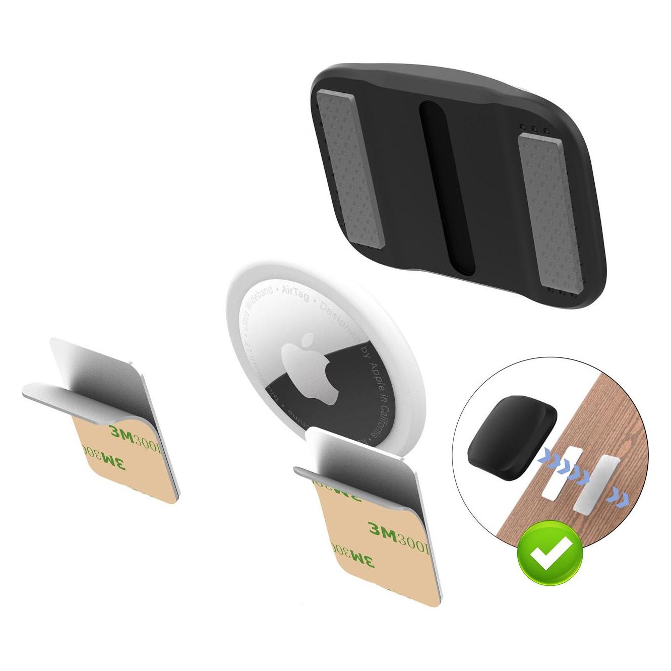Hurtel Magnetische Hülle für AirTag - Schwarz (63944180)