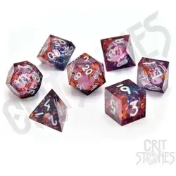Crit Stones Fey Mist Liquid Core RPG Dice Set