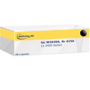 kompatibel für HP 415A, W2030A, 2400 Seiten, schwarz