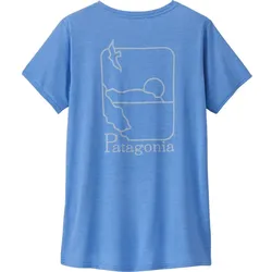 Patagonia Cap Cool Daily Graphic Shirt - Waters Damen T-Shirt L