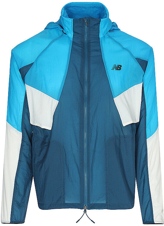 NEW BALANCE Herren Laufjacke RC blau   L M